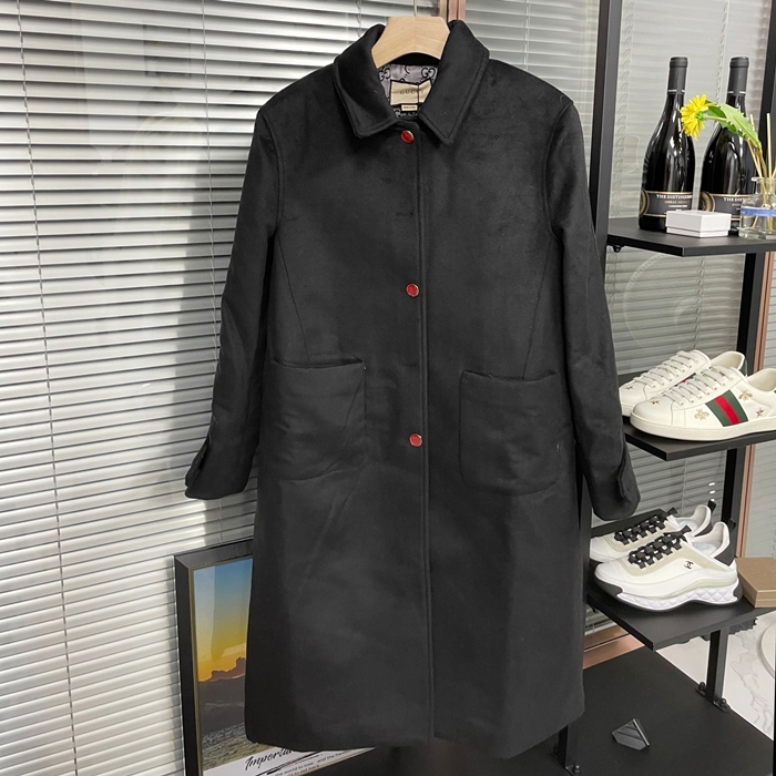 グッチ レディース トレンディ ブラック コート - Ladys  - gu1012x