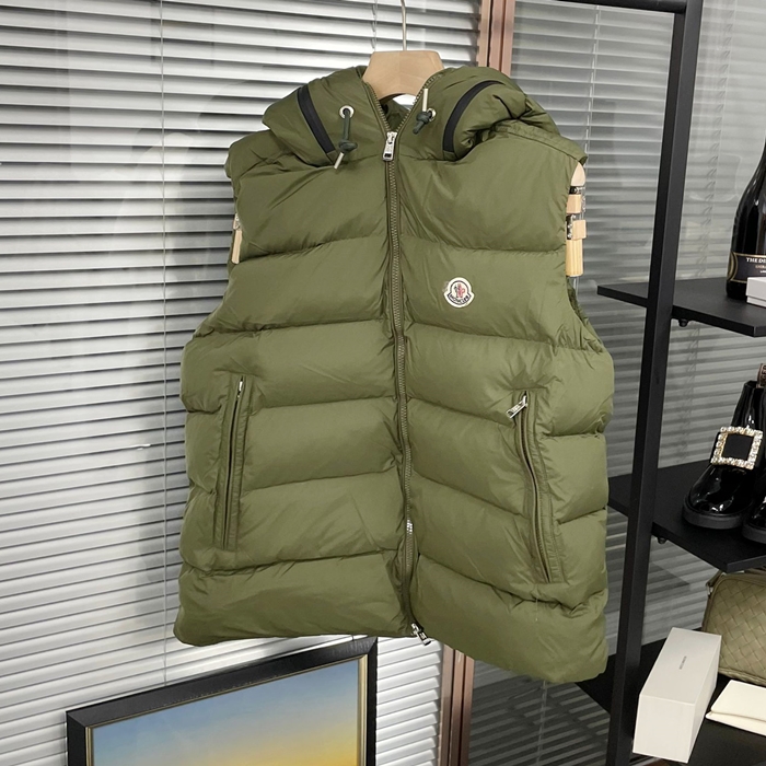 モンクレール メンズ グリーン ダウン ベスト - Green Best - moc02512x