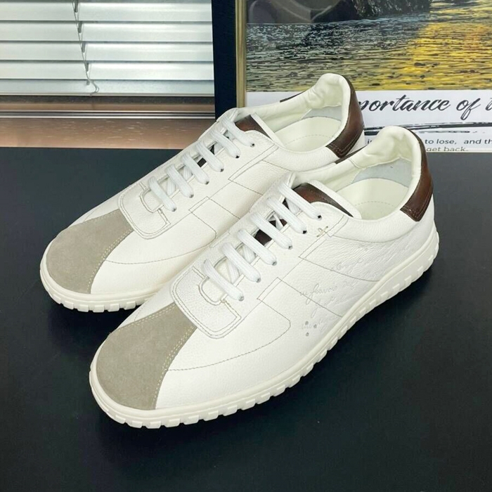 ベルルッティ メンズ ホワイト スニーカー - White  - ber194x