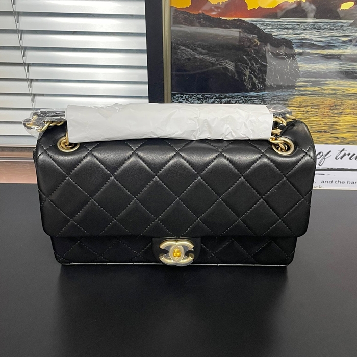 シャネルレディース ブラック クロスバッグ - - ch426x