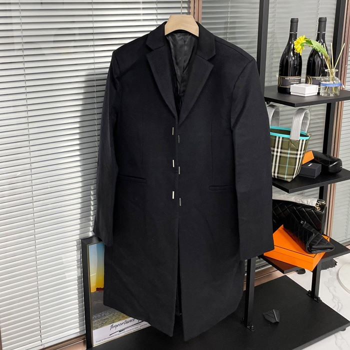 ジバンシィ メンズ ベーシック ブラック コート - Givenchy  - giv0881x