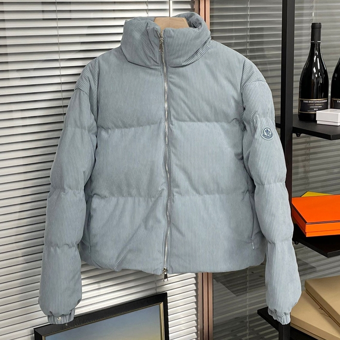 モンクレール レディース ブルー ダウン パディング -mo242x