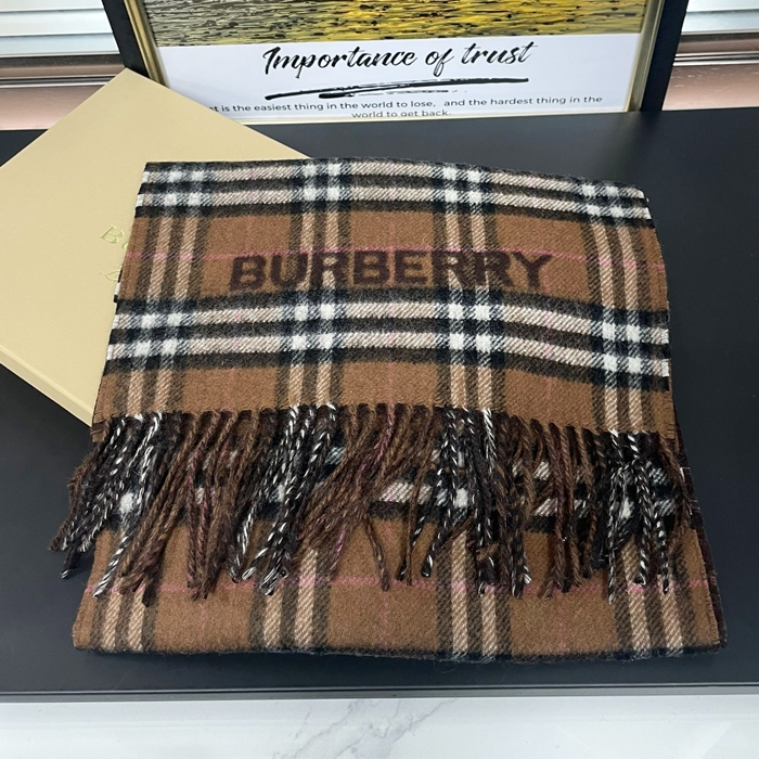 バーバリー ユニセックス グレー マフラー - BurberryGray Muffler - bu50x