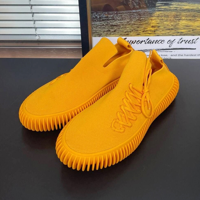 ボッテガヴェネタ ユニセックス モダン オレンジ スニーカー - Bottega Veneta- bv0315x