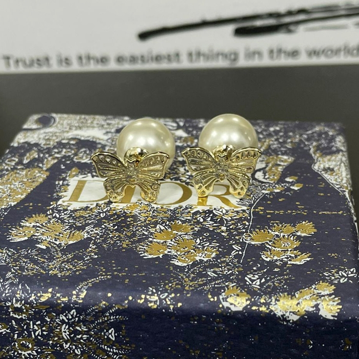 ディオール レディース ゴールド イヤリング -   Gold Earring - acc383x