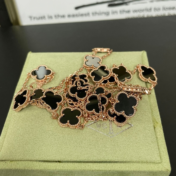 ヴァンクリーフ＆アーペル レディース ブラック ネックレス -   - acc375x