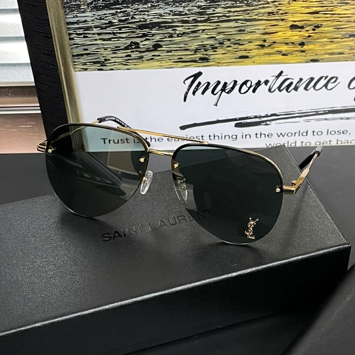 Saint LaurentTrendy Acrylic Frame  - サンローラン ユニセックス トレンディフレーム サングラスYsl0065x.8