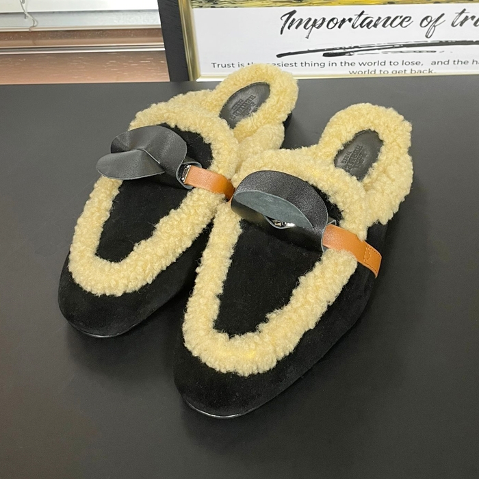 エルメス レディース ブラック ブロッパー -   Bloafer - he524x