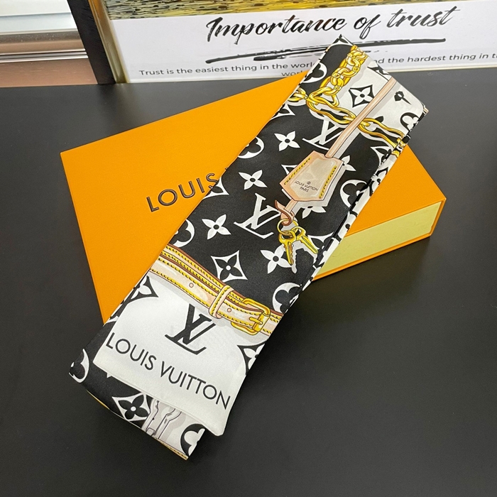 ルイヴィトン レディース モノグラム コンフィデンシャル ブラック  スカーフ M78656  - - acc300x