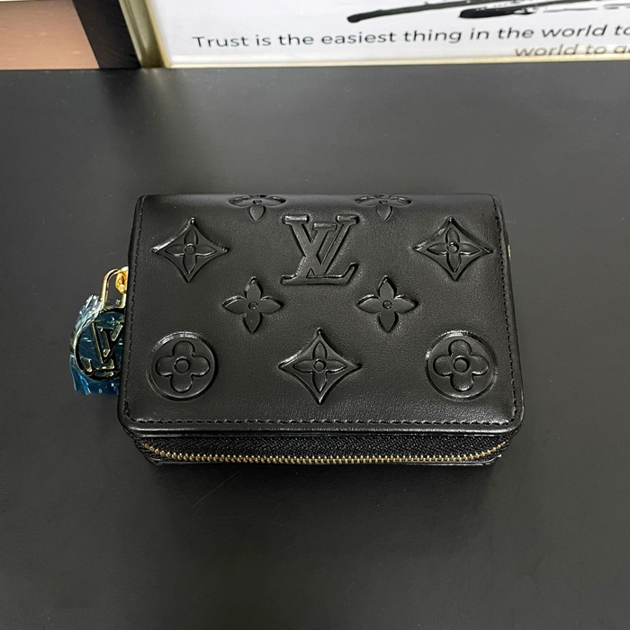 ルイヴィトン レディース ブラック 二つ折り財布 - s - lv1288x