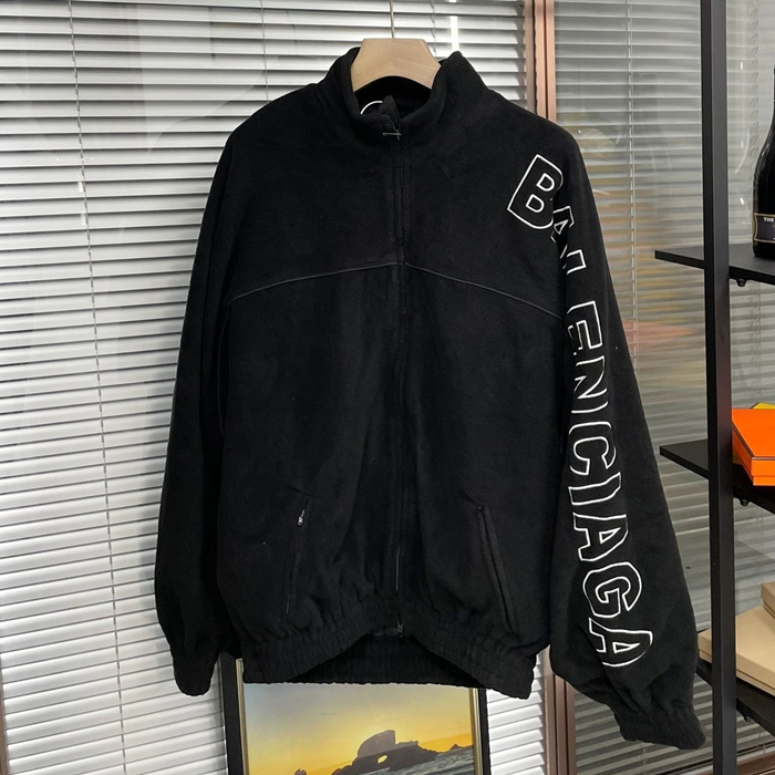 バレンシアガ メンズ ブラック ジャケット -  - ba862x