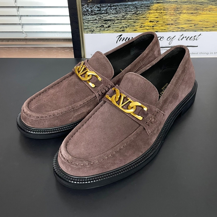 ヴァレンティノ メンズ ブラウンローファー -  Brown- val404x