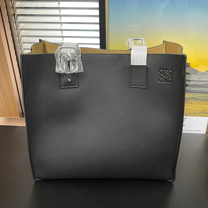 2019  ,36CM - ロエベメンズレザートートバッグ,LOEB0442, 36CM, ブラック