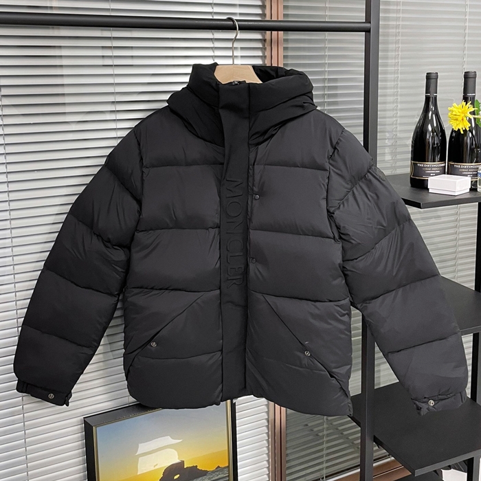 モンクレール メンズ ダックダウン ブラック パディング - Padding - mo213x