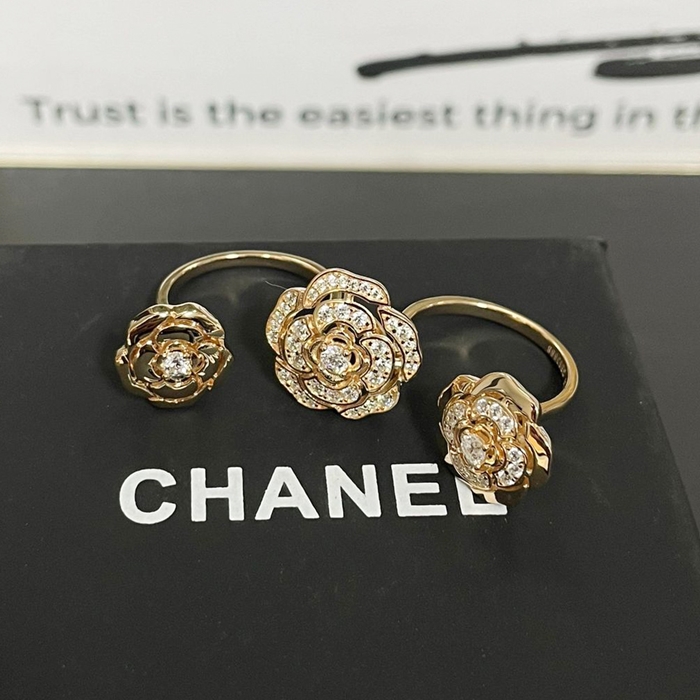 シャネルレディース ローズゴールド リング -  Rose Gold - acc542x