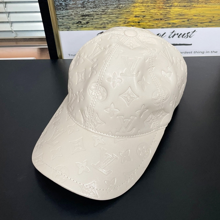 ルイヴィトン ユニセックス ホワイト ボールキャップ - White Ballcap - acc1084x