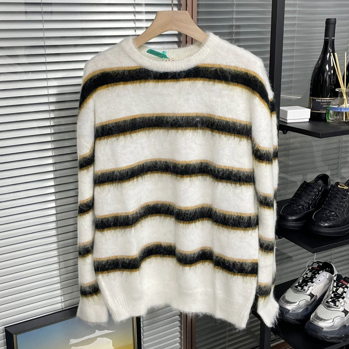 マルニ メンズ ホワイト セーター - Marni White  - ma25x