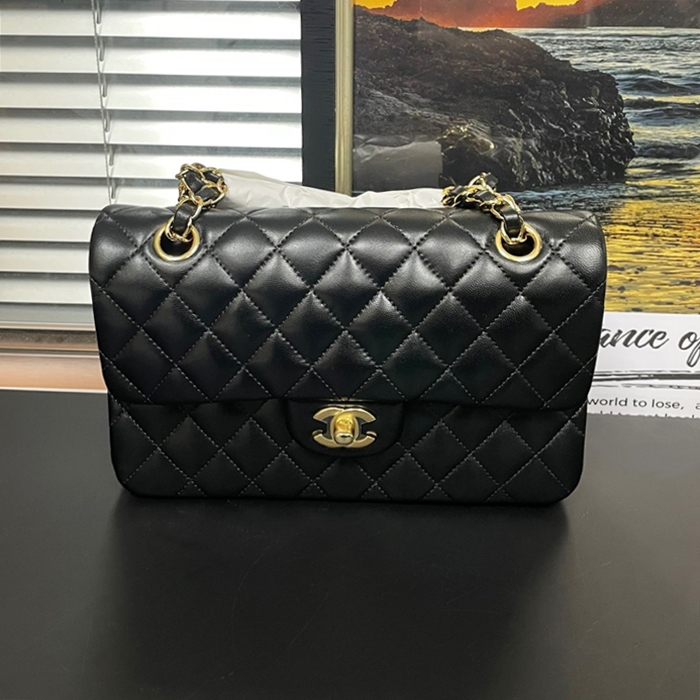 ChanelFlapBag,23.5cm,CHAB1706 - シャネル2021 クラシック フラップ クロスバッグ,23.5cm,ブラック
