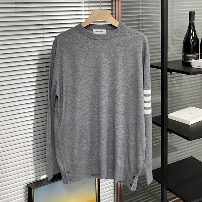 トムブラウン メンズ グレー ニット - Gray Knits - th104x