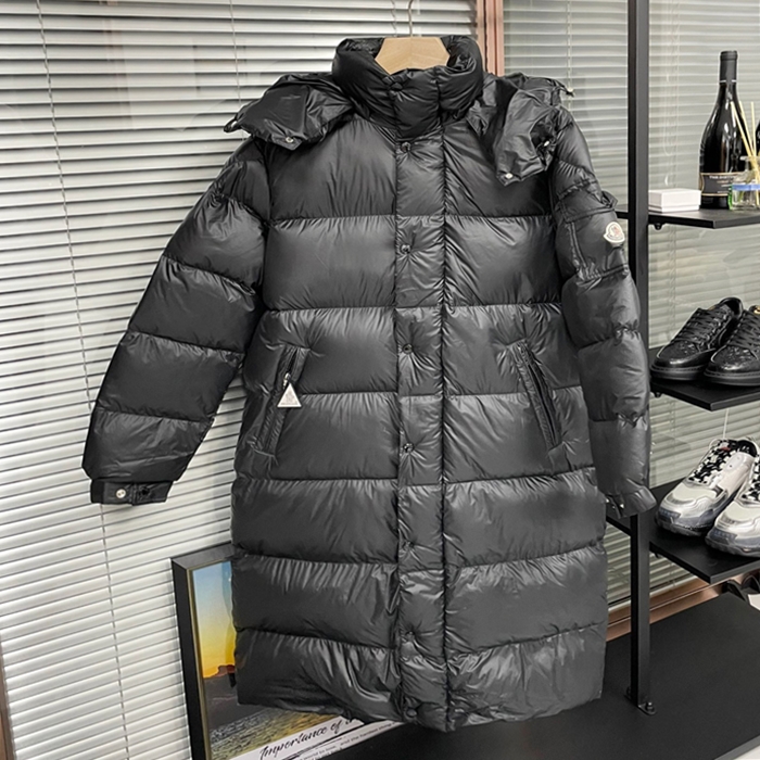モンクレール メンズ ダックダウン ブラック ロングパディング - Padding - mo244x