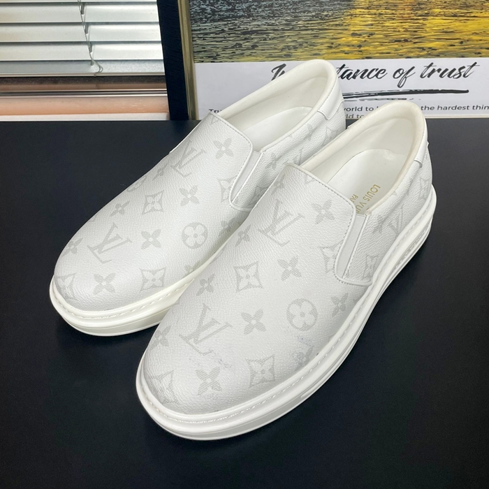 ルイヴィトン メンズ モダン ホワイトローファー -  White- lv545x