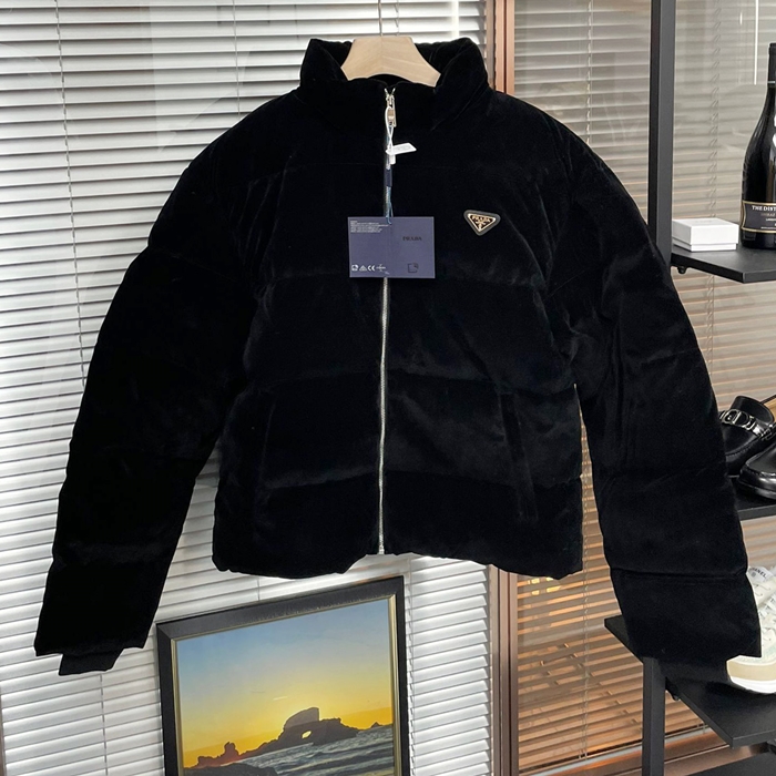 プラダ メンズ ブラック パディング - Padding - cl58x