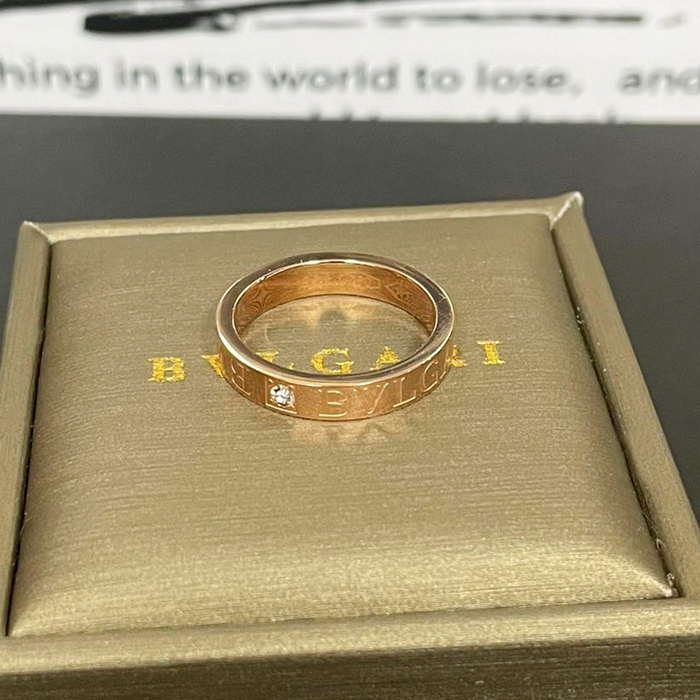 BVLGARI ローズゴールド 854185 カップリング - bg0032z 