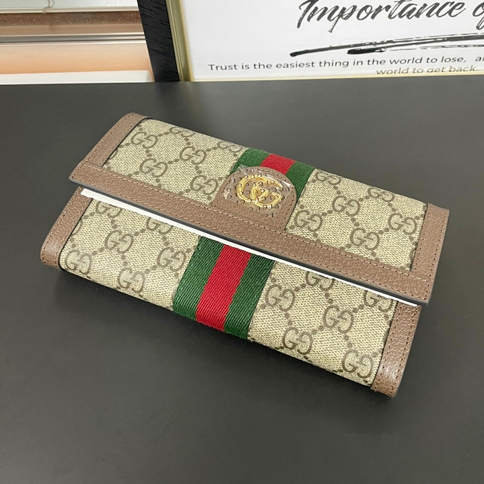   ,19cm,GUW0193 - グッチレディースレザー長財布,19cm,ベージュ