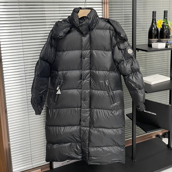 モンクレール メンズ ダックダウン ブラック ロングパディング - Padding - mo244x