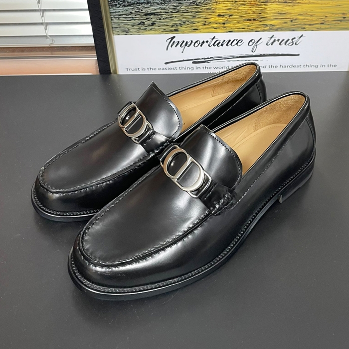 ディオール メンズ モダン ブラックローファー -- dio01772x