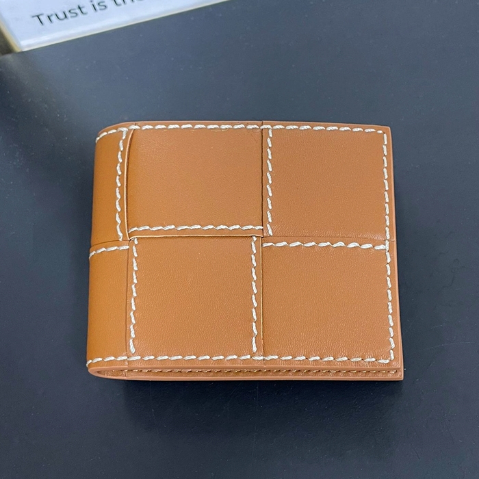 ボッテガヴェネタ メンズ ブラウン 二つ折り財布 - Brown Half s - bv204x