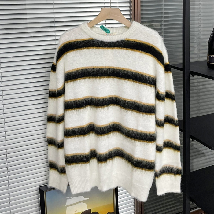 マルニ メンズ ホワイト セーター - Marni White  - ma25x