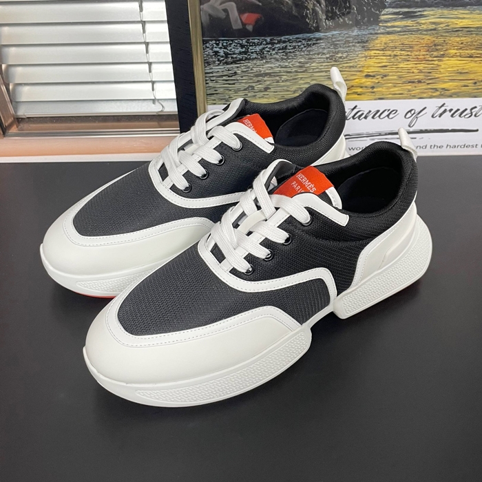 エルメス ユニセックス ブラック スニーカー -  - he196x