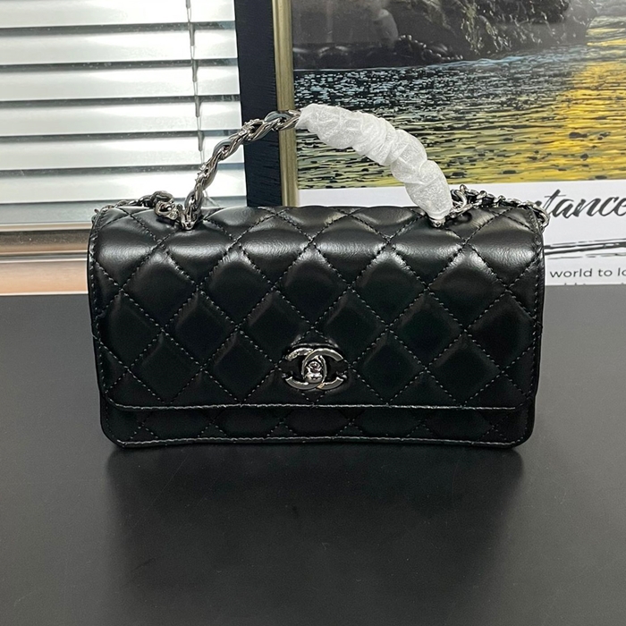 シャネルレディース ブラック 23k ケリーバッグ -  Kelly - chb03x