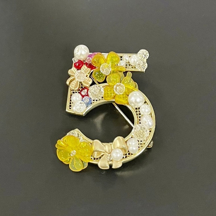 シャネルレディース ゴールド ブローチ -  Gold Brooch - acc1208x