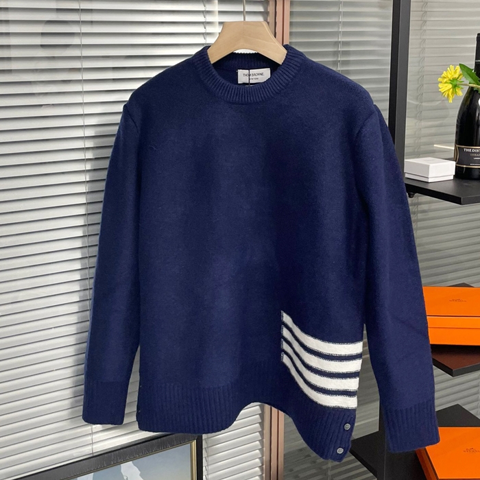 トムブラウン メンズ ネイビー セーター- - th107x