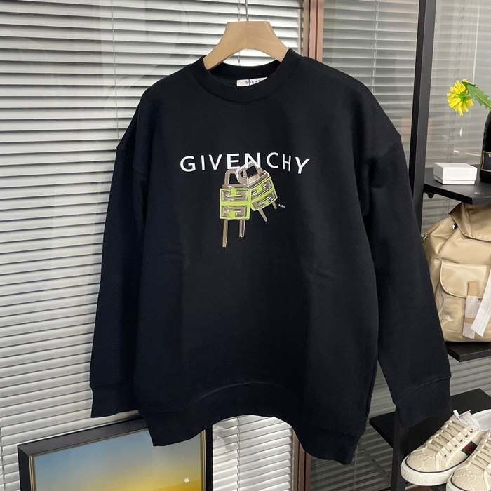 ジバンシィ メンズ カジュアル ブラック スウェット - Givenchy  - gi344x