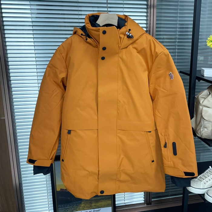 モンクレール メンズ オレンジ ダウン パディング - - mo181x