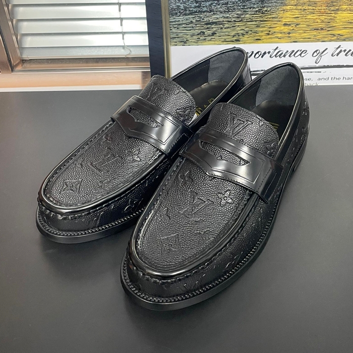 ルイヴィトン メンズ ヒドゥン ブラックローファー -- lou05022x