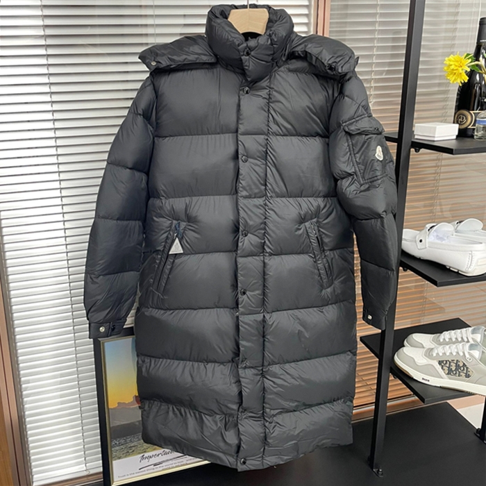 モンクレール メンズ ダックダウン ブラック ロングパディング - Padding - mo244x
