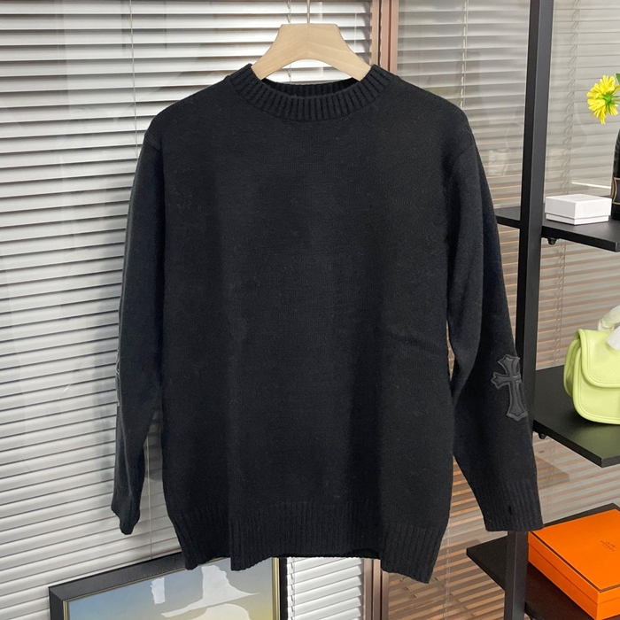 クロムハーツ メンズ ブラック ニット-  Knits - chr0316x