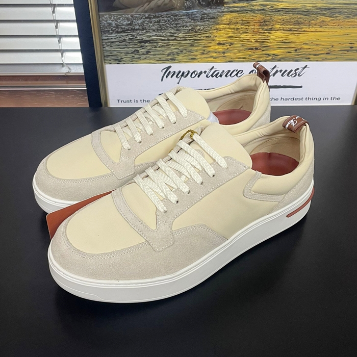 ルルレモン メンズ アイボリー スニーカー -  Ivory  - sh34x