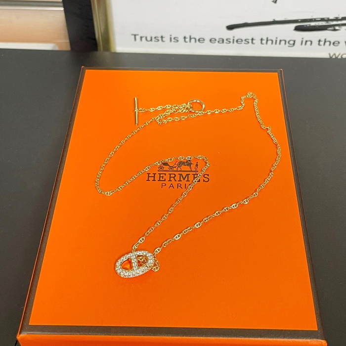 エルメス レディース ゴールド ネックレス -   Gold - acc1185x