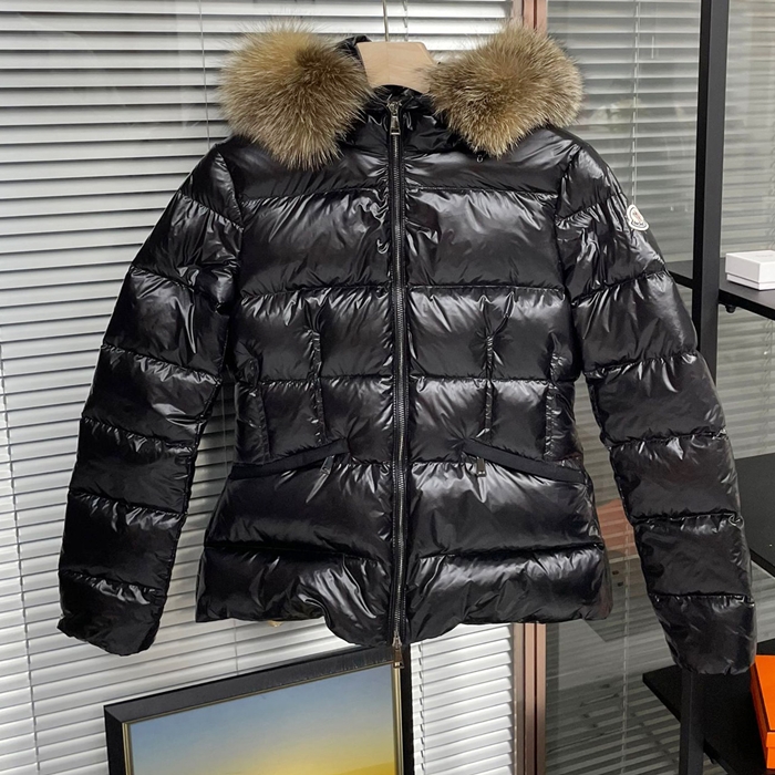 モンクレール レディース ブラック ダックダウン パディング -   - mo195x