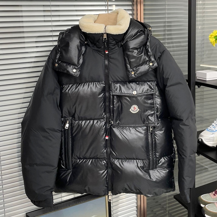 モンクレール メンズ ダックダウン ブラック パディング - Padding - mo254x