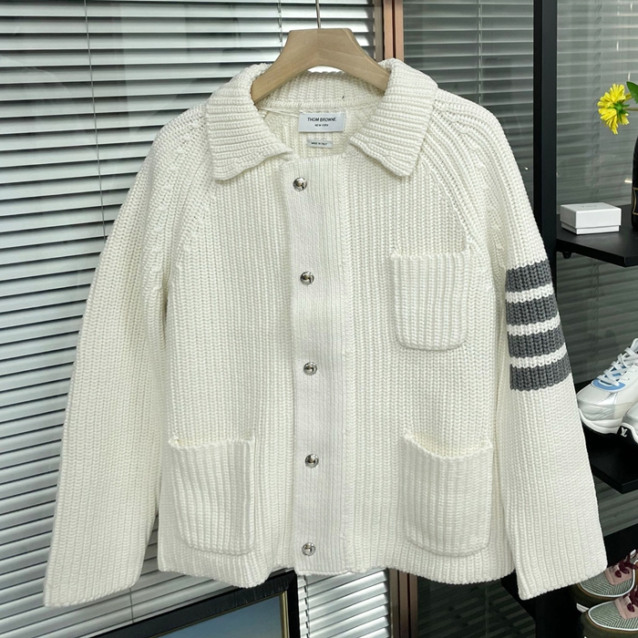 Strap  - トムブラウンメンズ ストラップ セーター Thom01173x.Size(m - 2xl).ホワイト