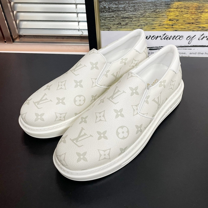 ルイヴィトン メンズ モダン ホワイトローファー -  White- lv545x
