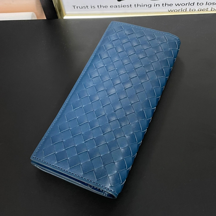 2019 / Card Purse - ボッテガヴェネタ レディース 長財布 / カードパース,0001-BVW0127,ブルー