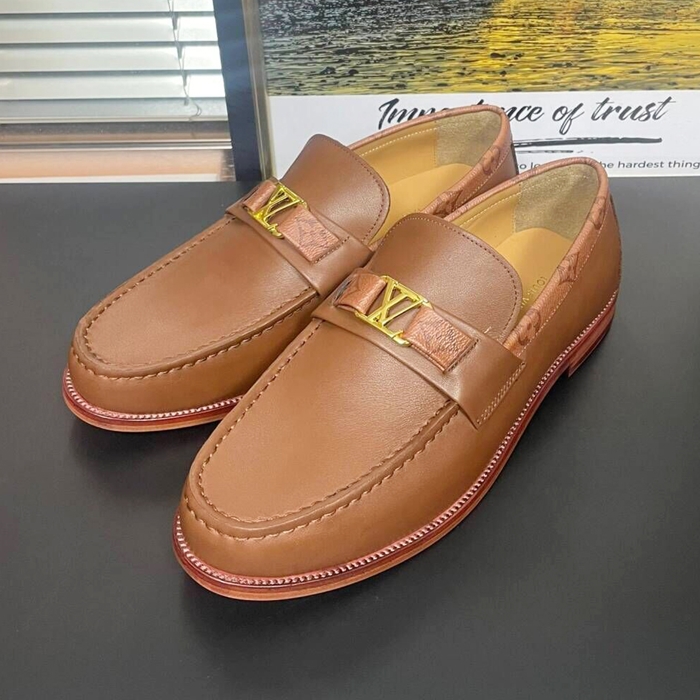 ルイヴィトン メンズ モダン キャメルローファー -  Camel- lou05336x