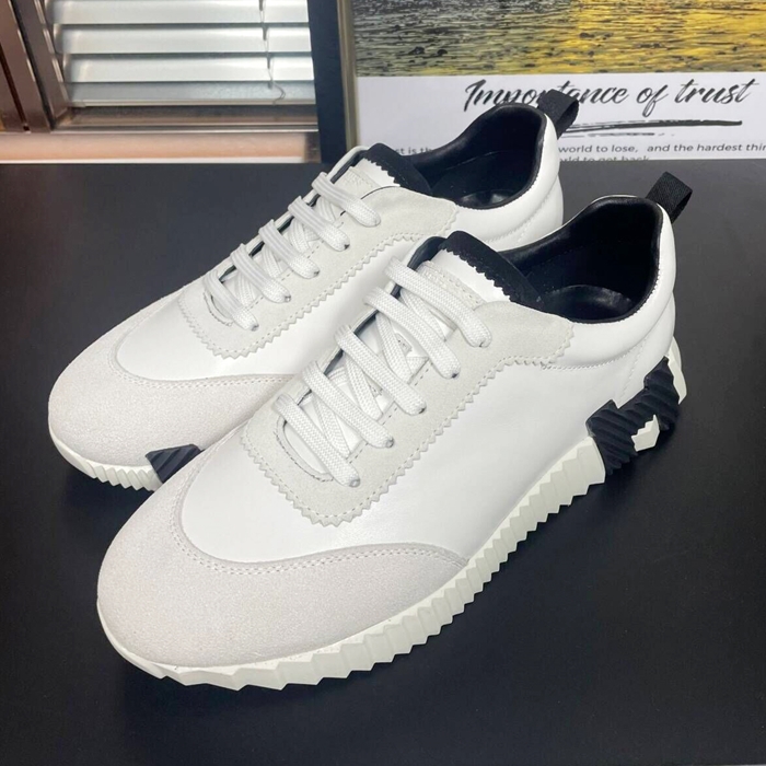 エルメス ユニセックス バウンシング スニーカー  - White  - he311x